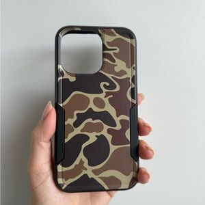 Duck Camouflage iPhone 16 Pro Case - Brown and Black
